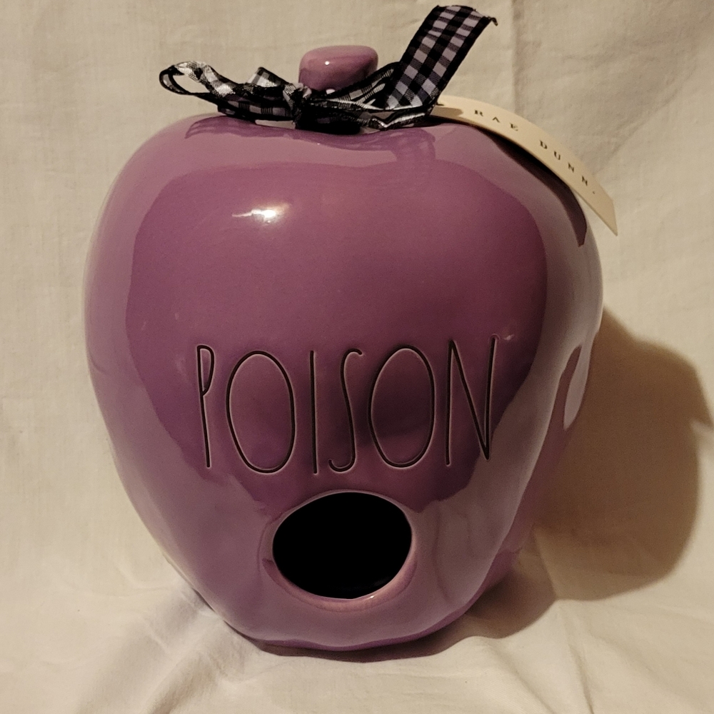 Rae Dunn Purple Poison Apple
